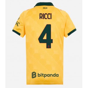 AC Milan Samuele Ricci #4 Replika Tredje Tröja Damer 2025-26 Kortärmad